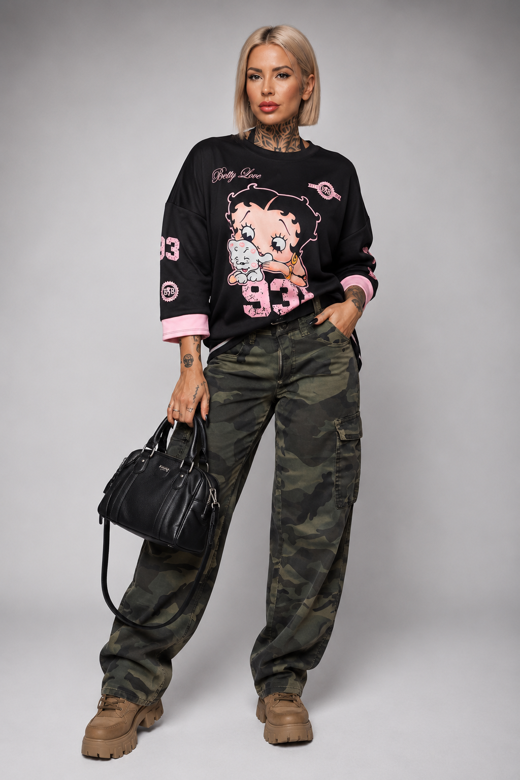 Camiseta Oversize Betty Boop 93