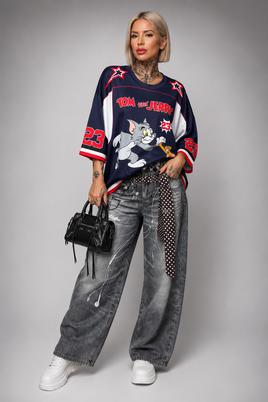 Camiseta Oversize Tom & Jerry 23