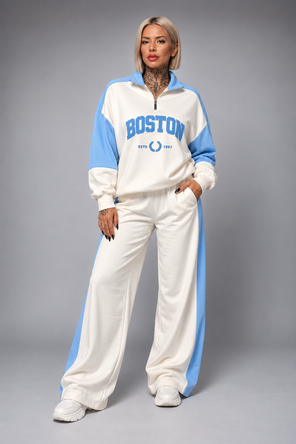 Conjunto Sport Boston Bicolor