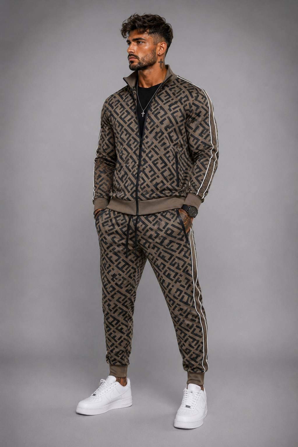 Chándal Hombre Monogram Cremallera Completa
