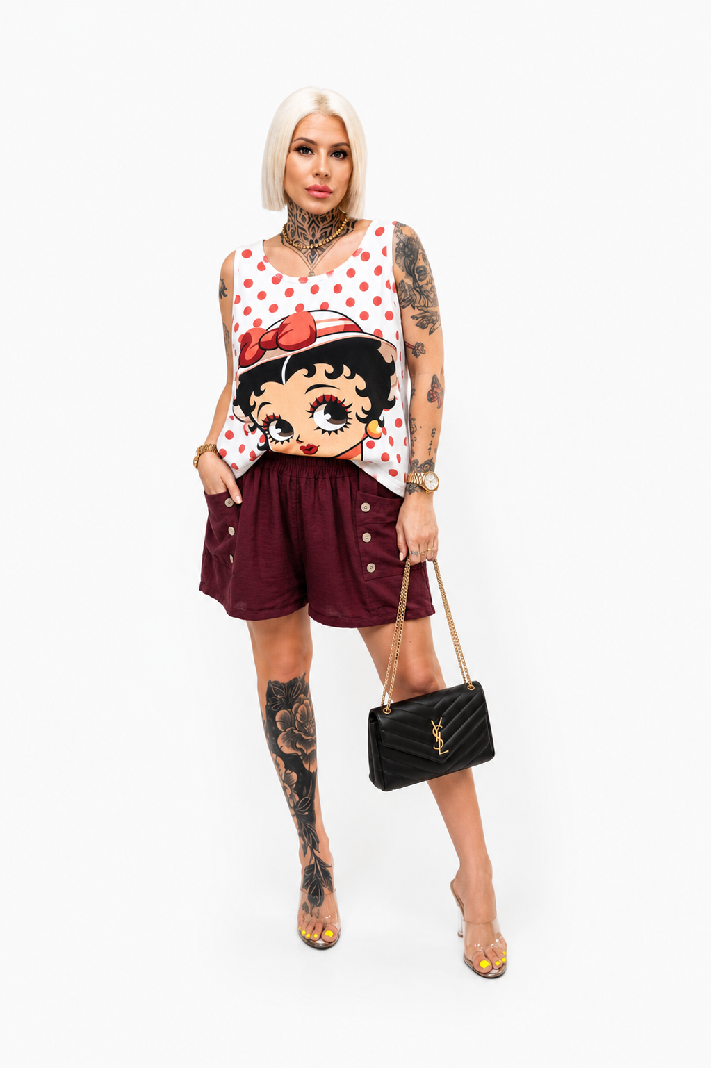 Camiseta Betty Luna de Topos