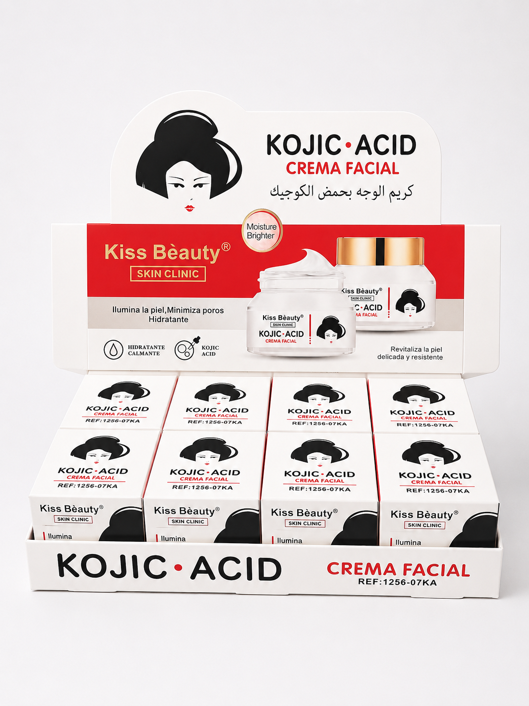 Crema Facial con Ácido Kójico Kiss Beauty