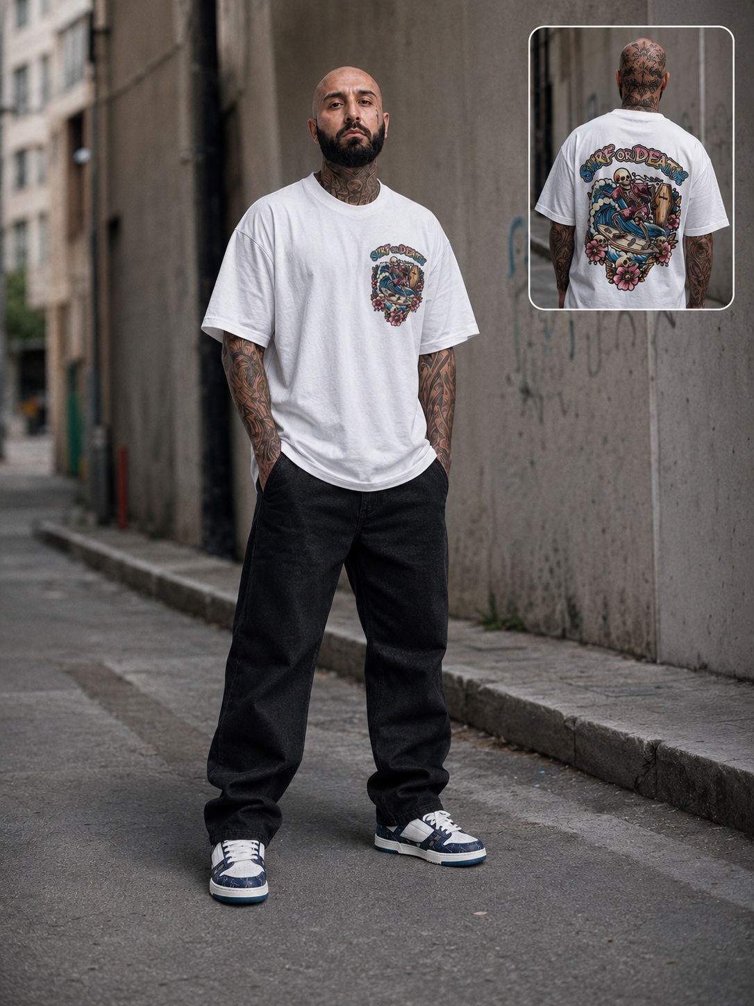 Camiseta Skull Surf