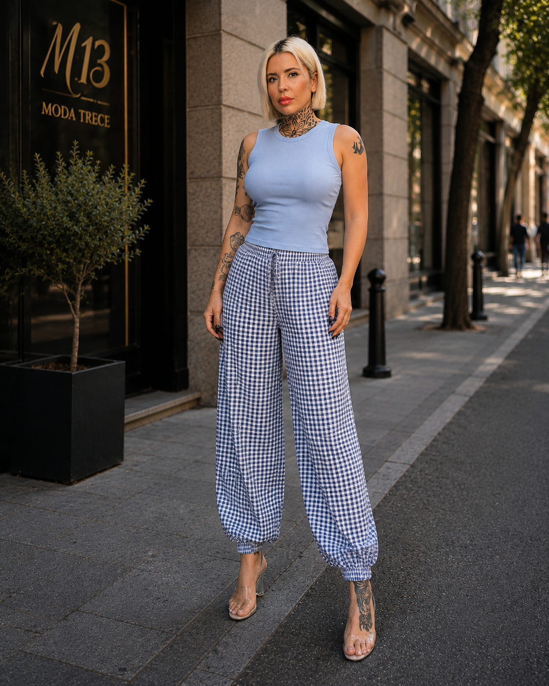 Pantalón Vichy
