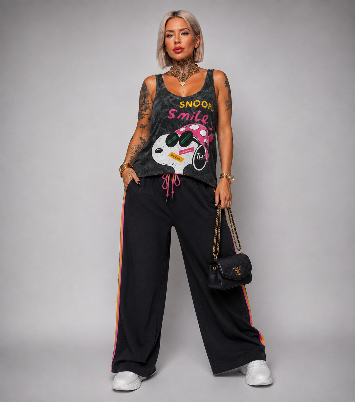 Camiseta Punto Frío Snoop Smile