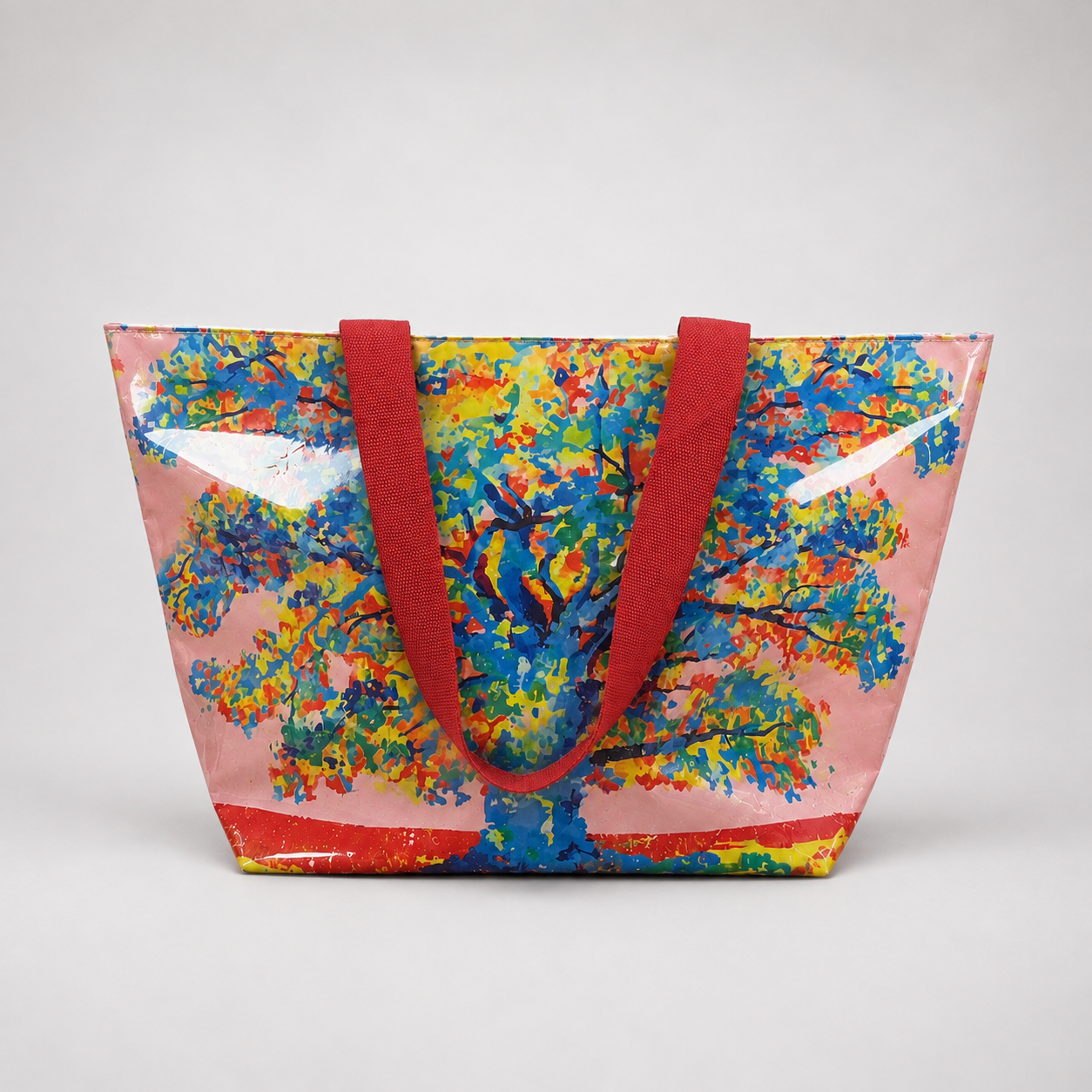 Bolso Shopper Estampado Multicolor