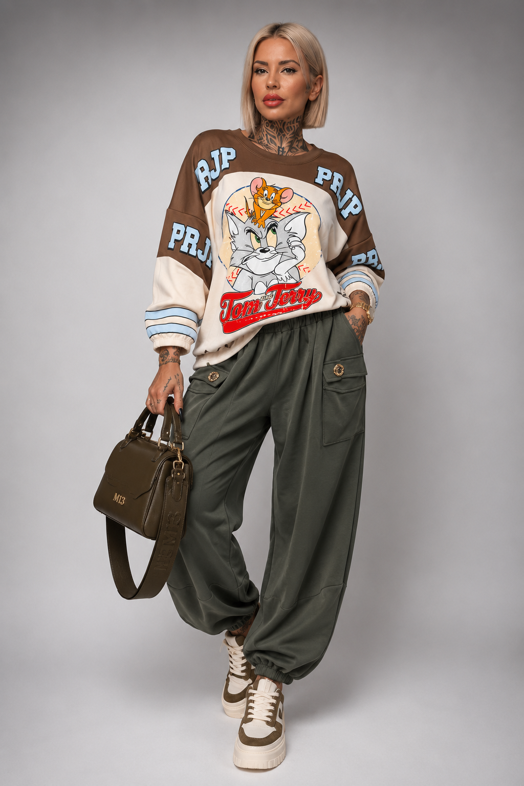 Camiseta Oversize Tom & Jerry