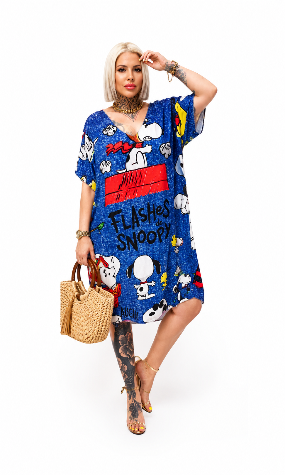 Vestido de Punto Frío Snoopy