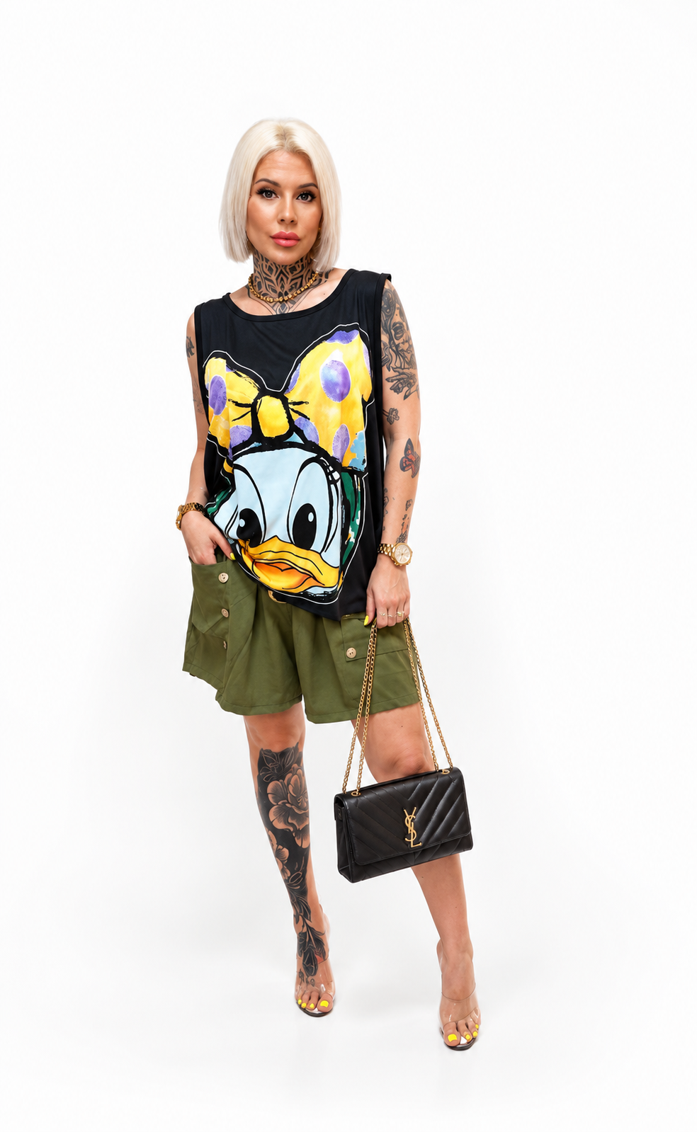 Camiseta Daisy Negra
