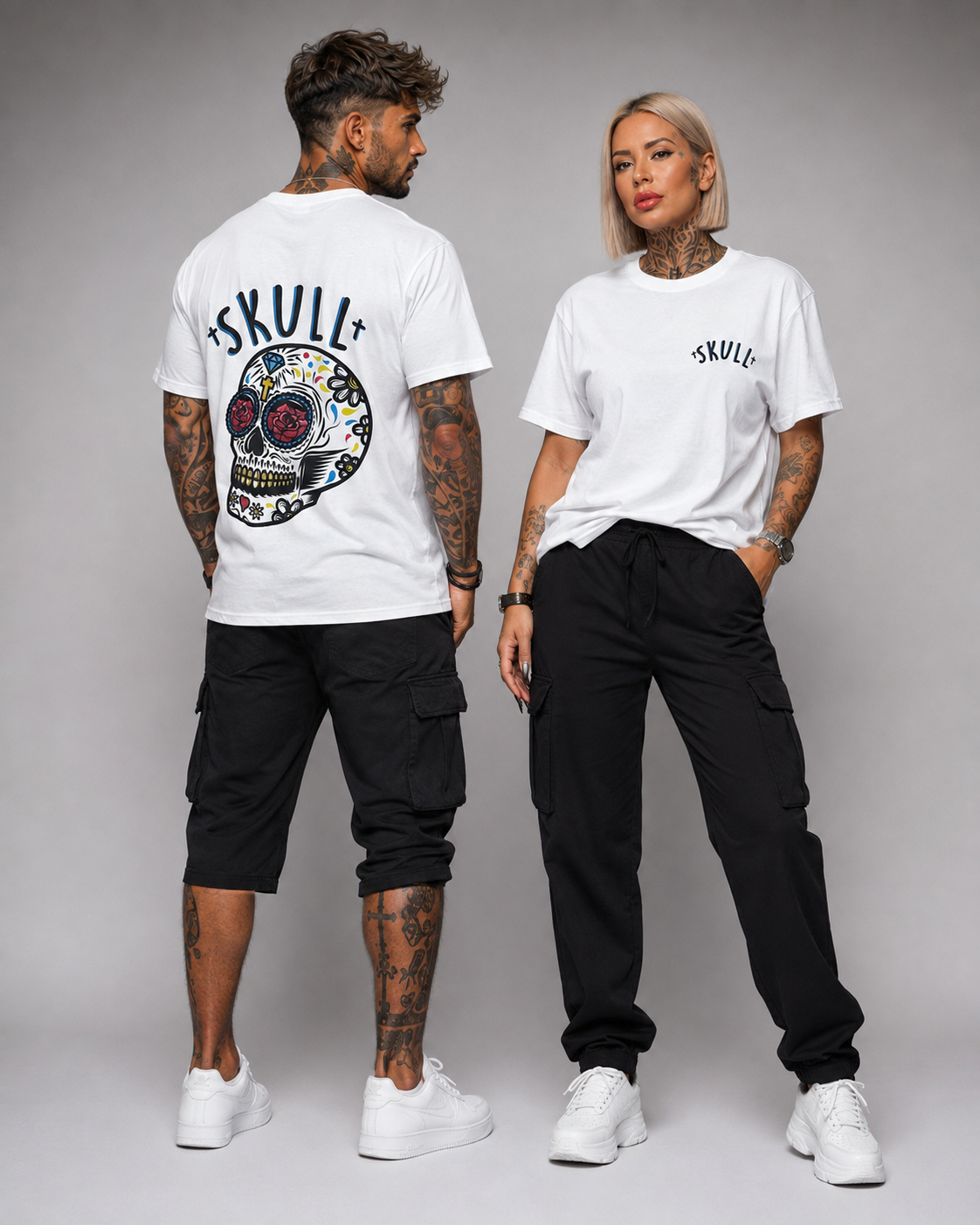 Camiseta Skull Calavera Mexicana Unisex