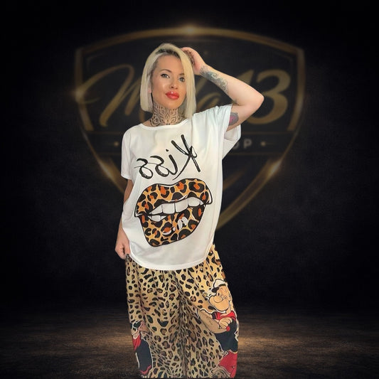 Camiseta Kiss Animal Print