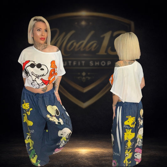 Pantalón Snoopy Bombacho