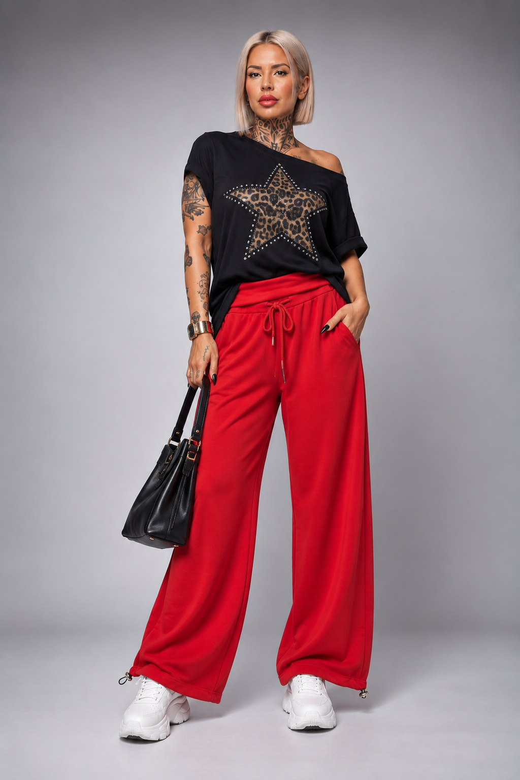 Pantalón Jogger de Doble Cintura