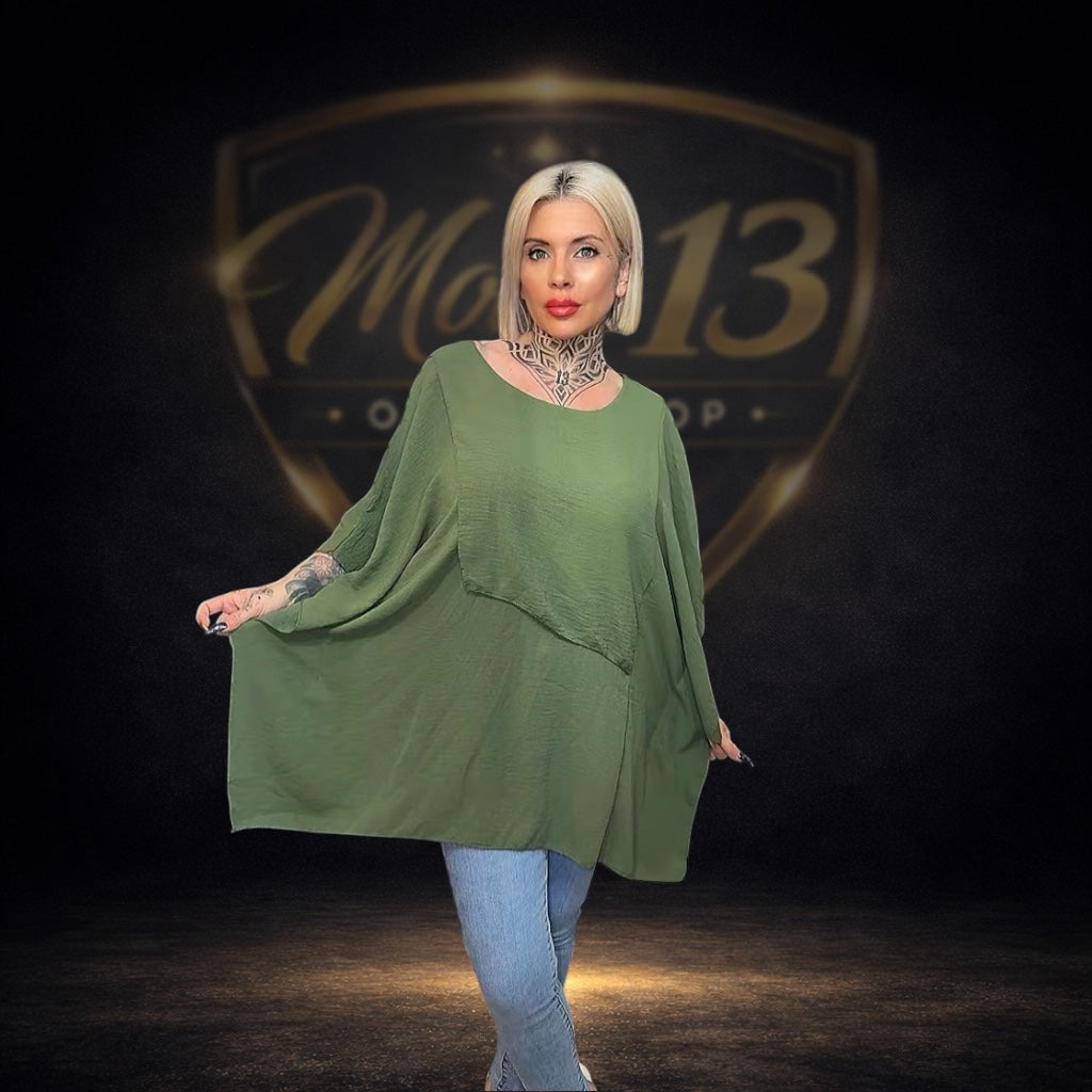 Blusa Capa Kaki