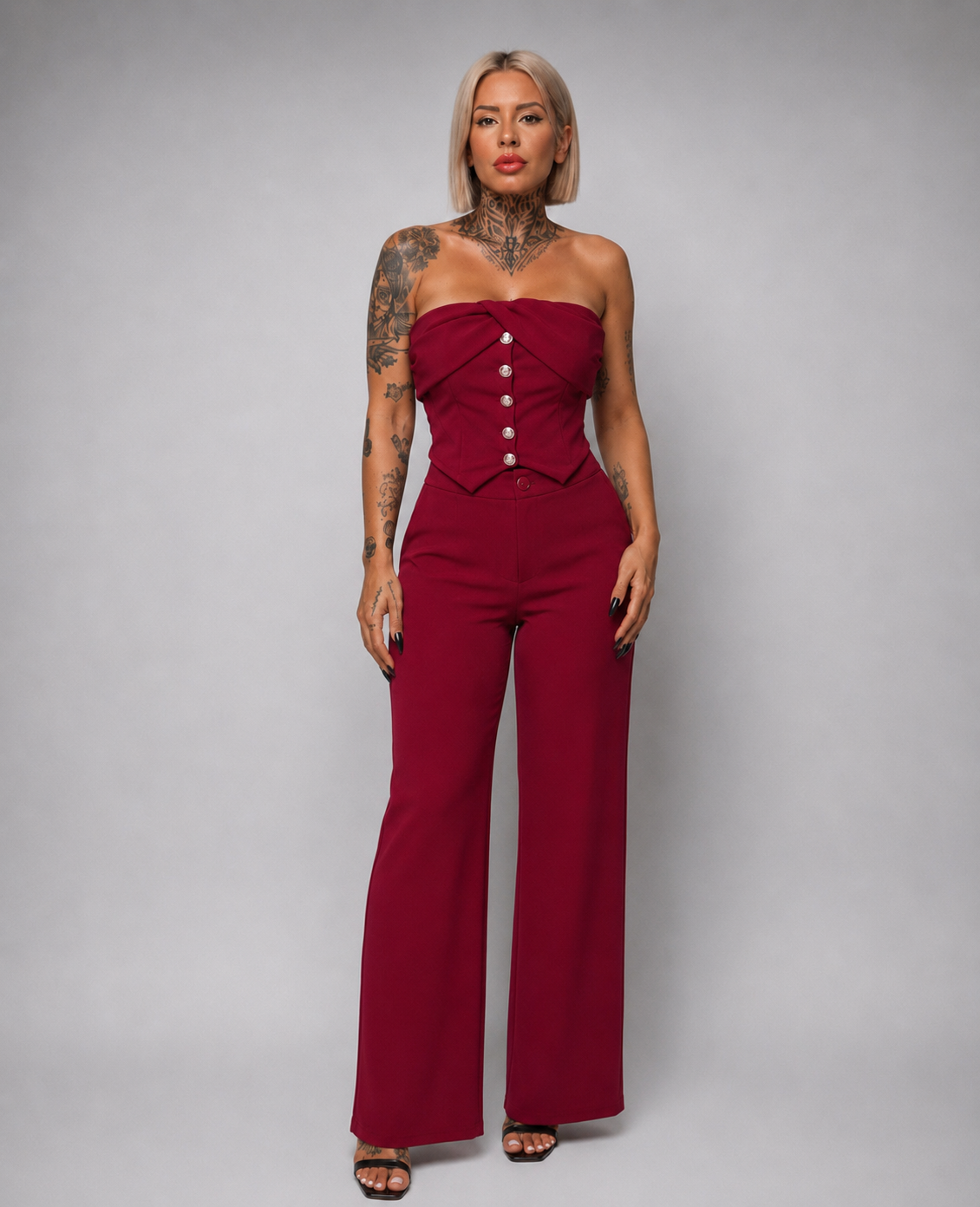 Conjunto Top Palabra de Honor y Pantalón