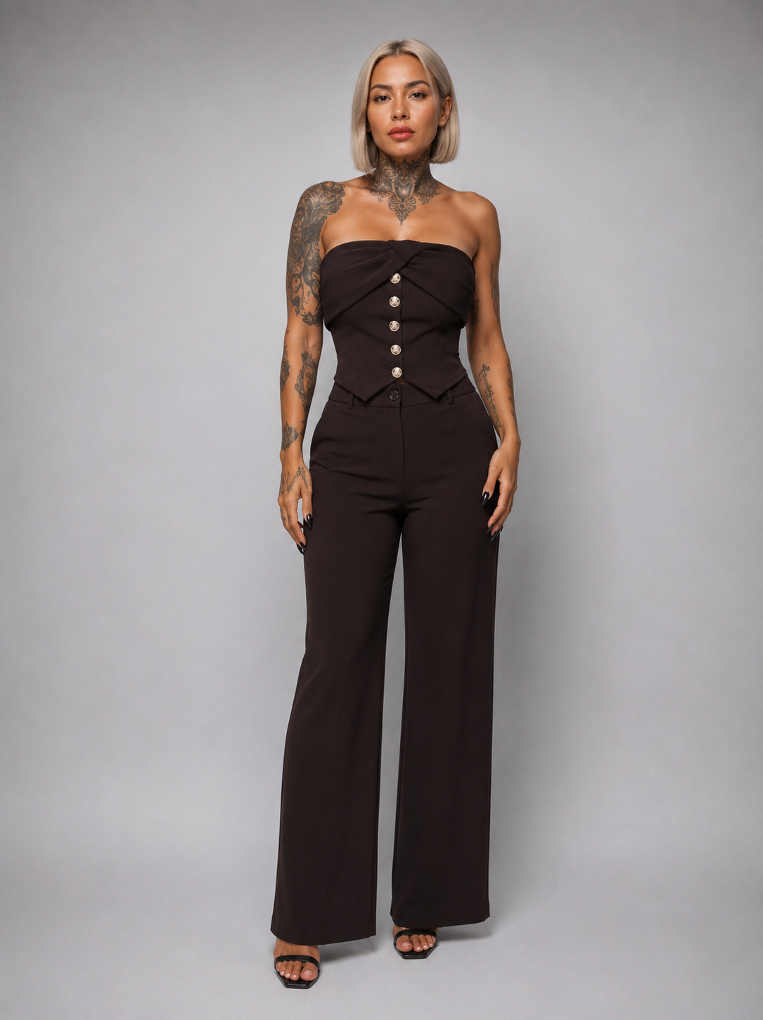 Conjunto Top Palabra de Honor y Pantalón
