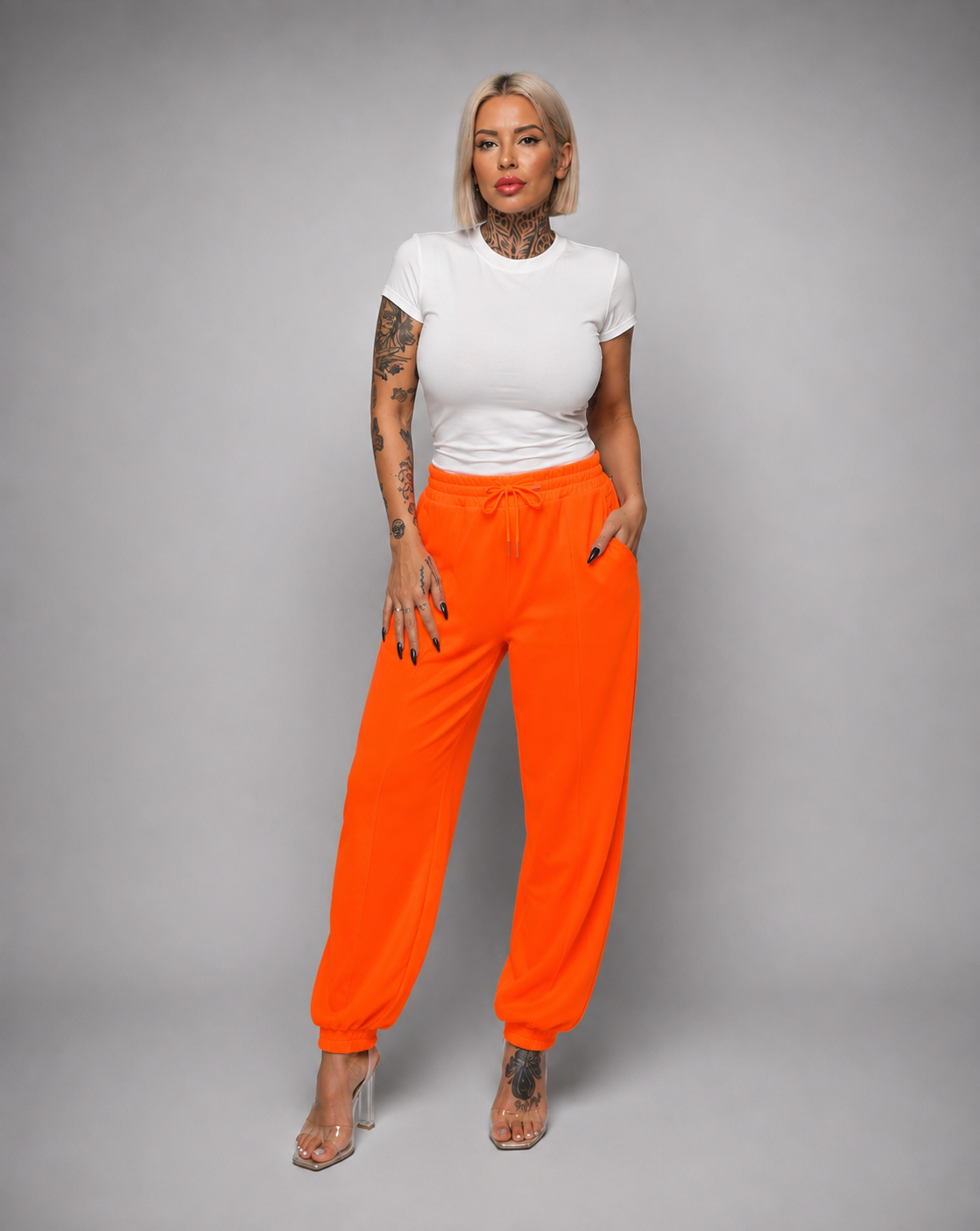 Pantalón Jogger Fluor con Cintura Elástica