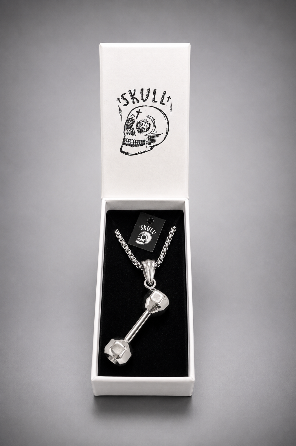 Collar Mancuerna de Acero Inoxidable
