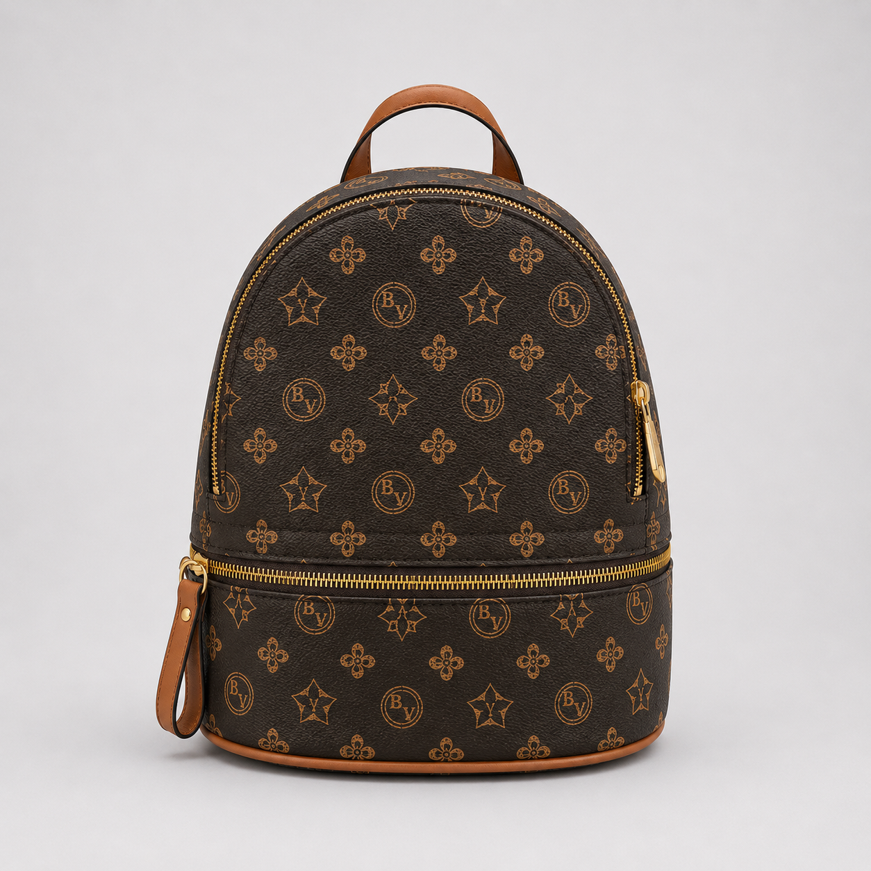 Mochila Monograma Marrón