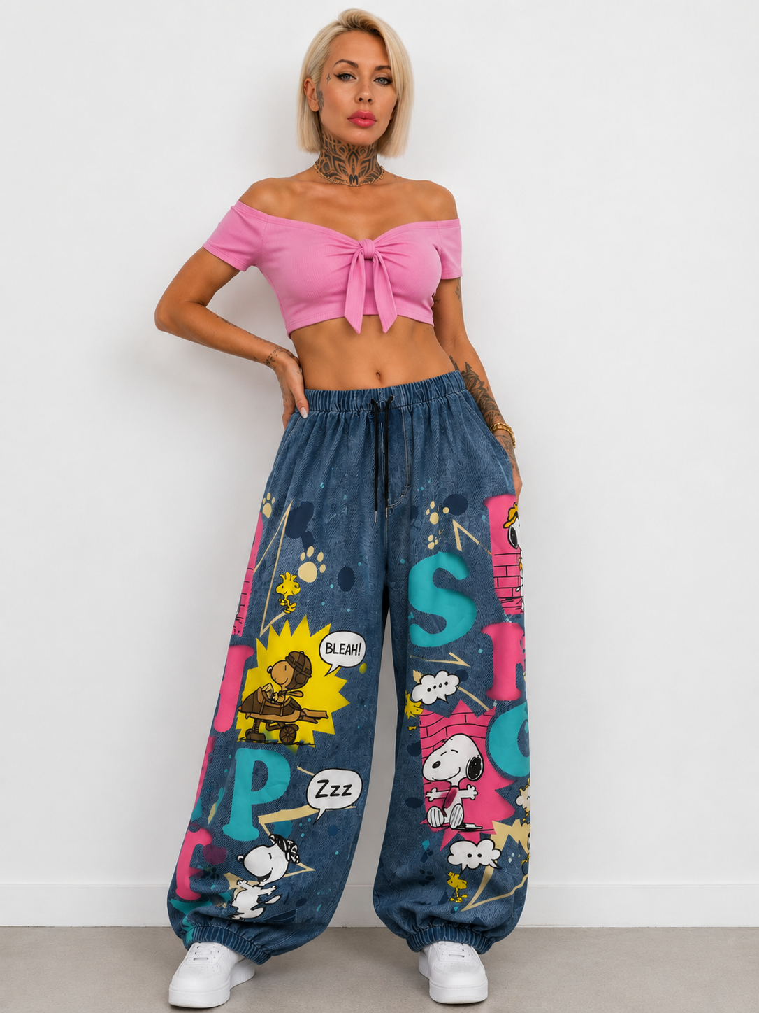 Pantalón Snoopy Oversize