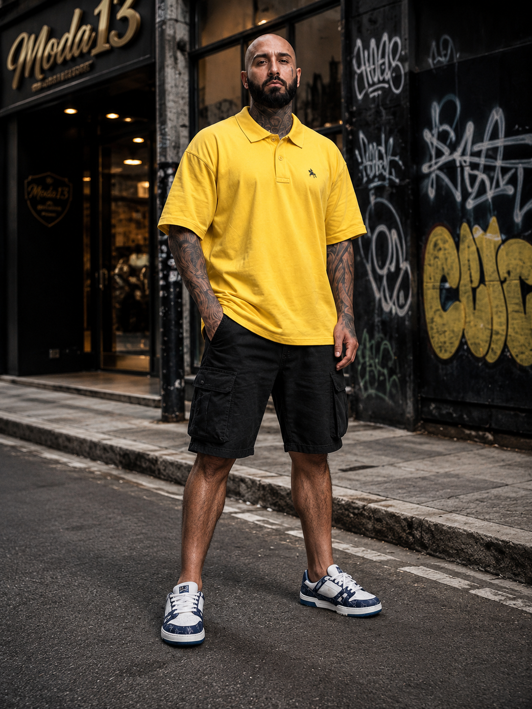 Pantalón Cargo Hombre Multibolsillos