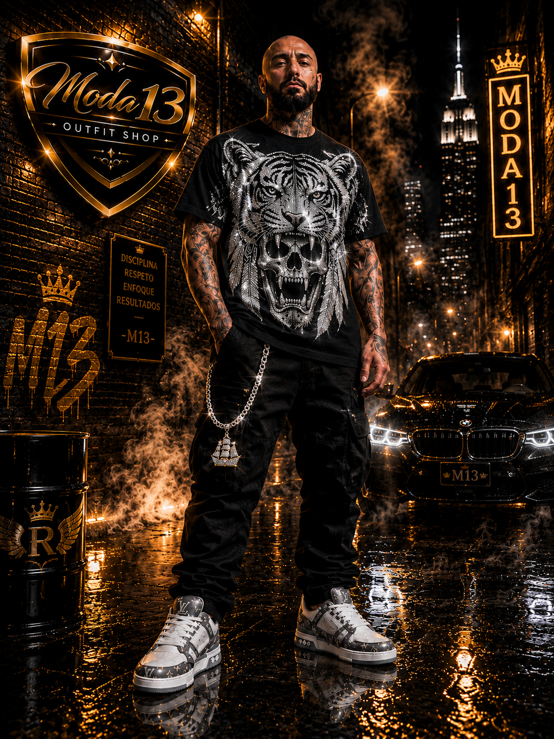 Camiseta Tigre Brillo