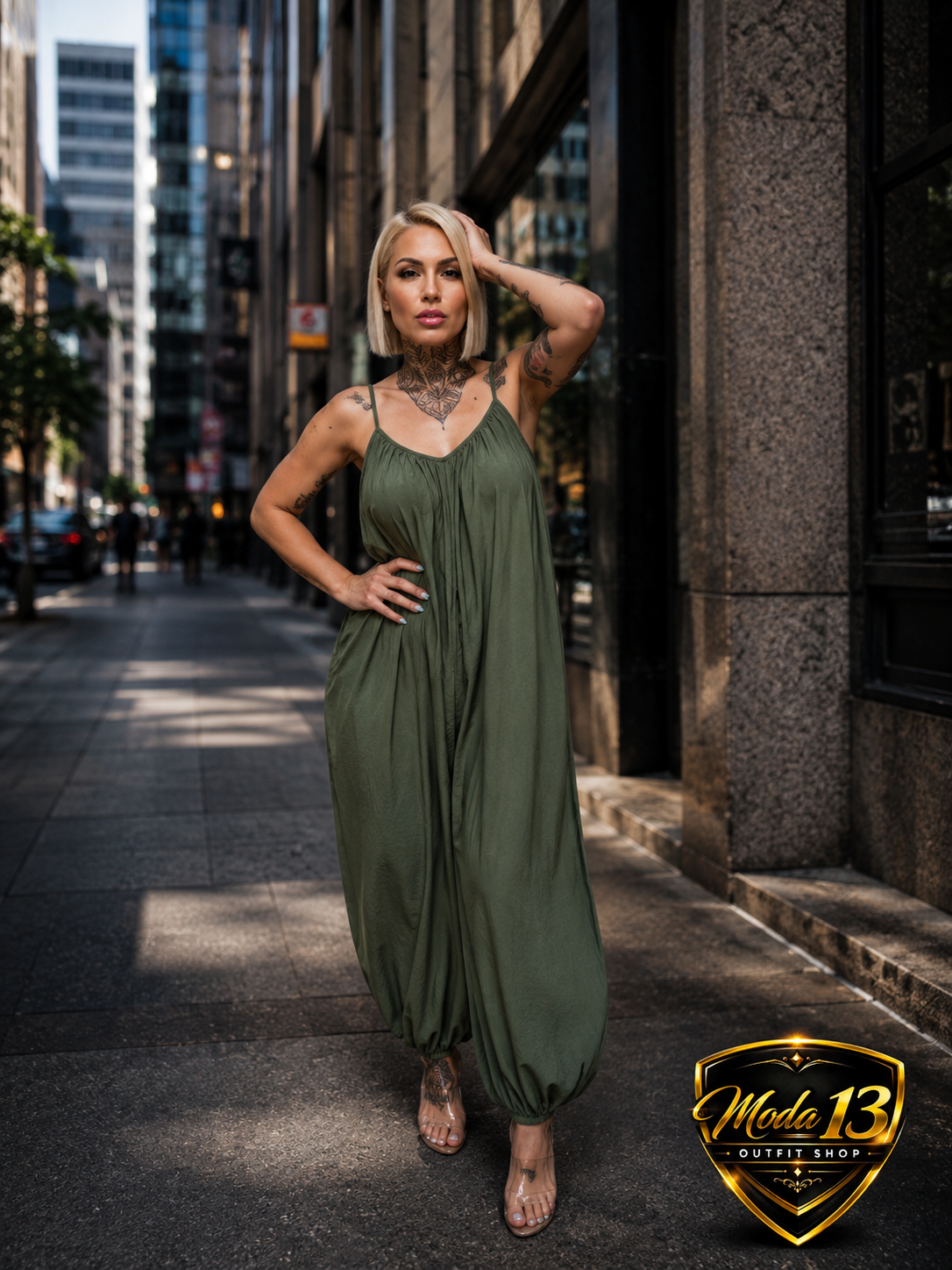 Mono Oversize Fluido con Bolsillos