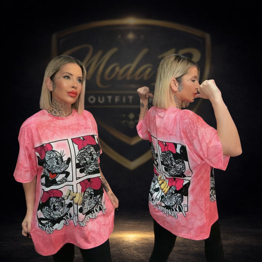 camiseta mini pink