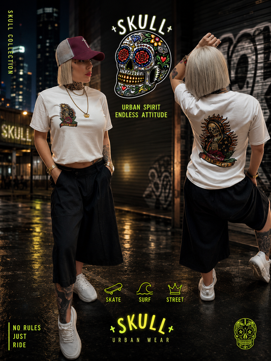 Camiseta Skull La Santa Muerte Unisex