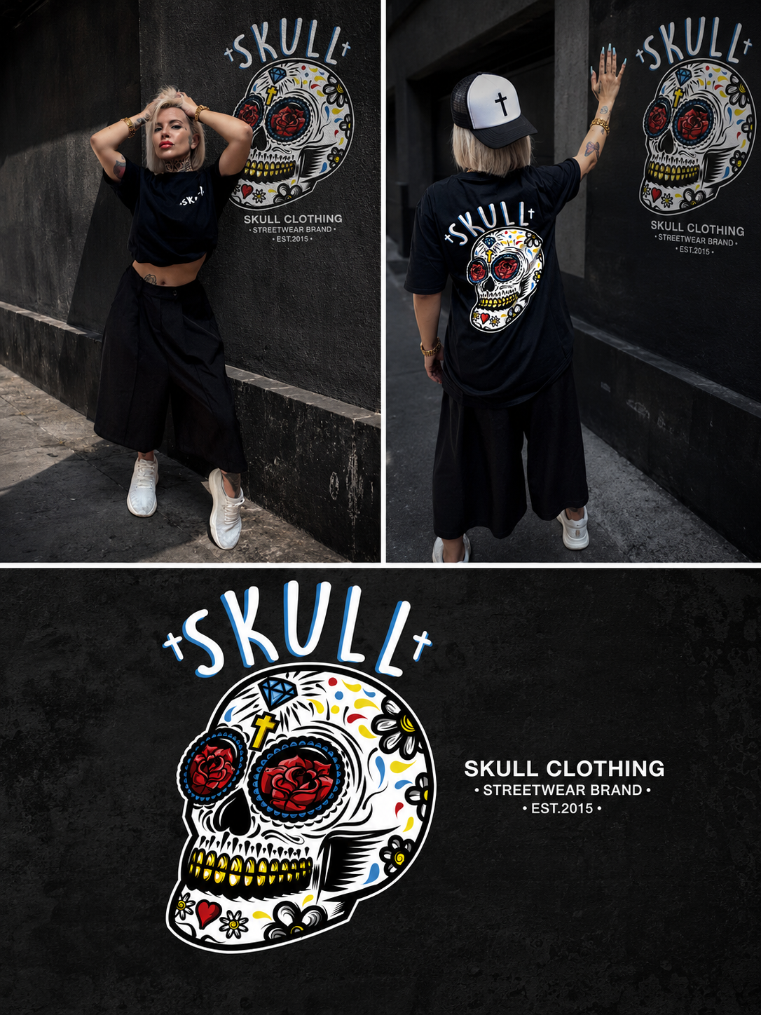 Camiseta Skull Carabela Unisex